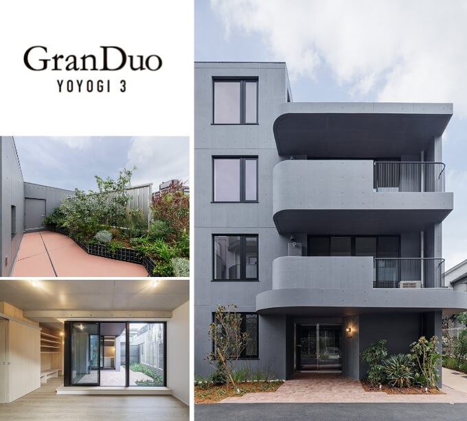 グランデュオ代々木3の外観、見取り図画像